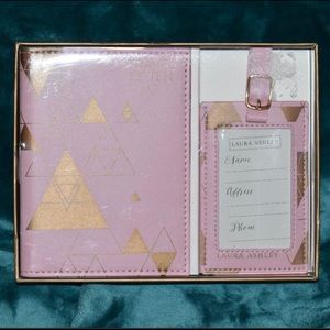 Laura Ashley Passport Holder and Luggage Tag Set